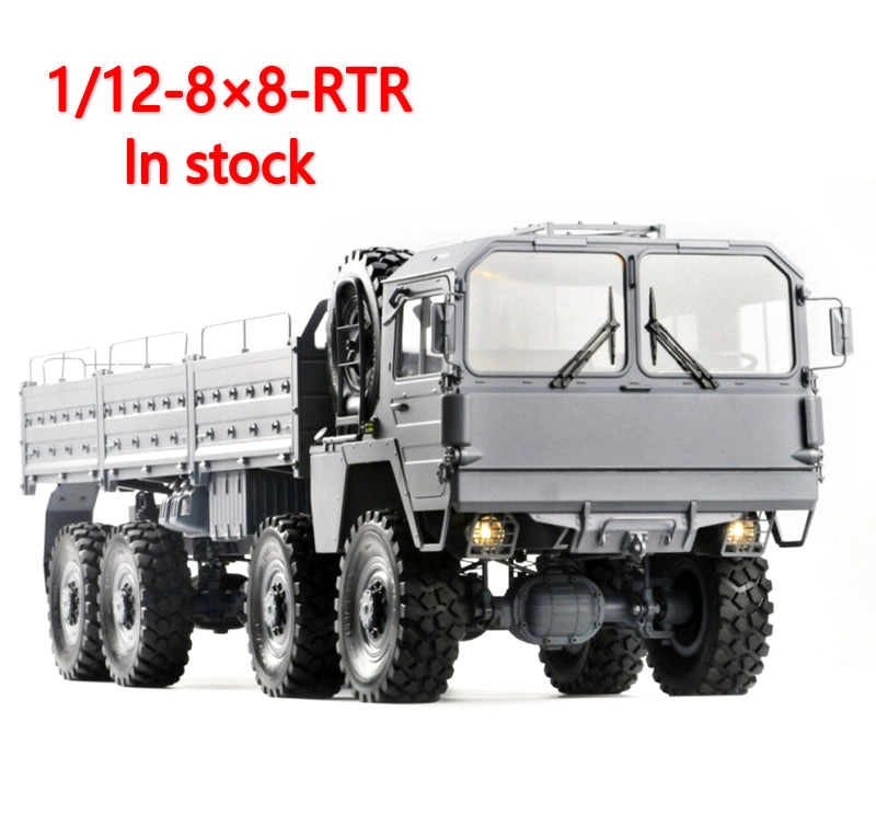Remote Control Off-Road Truck: 1/12 Scale, Waterproof, Military Mountain Climber!